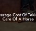 Average Cost Of Taking Care Of A Horse