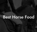 Best Horse Food