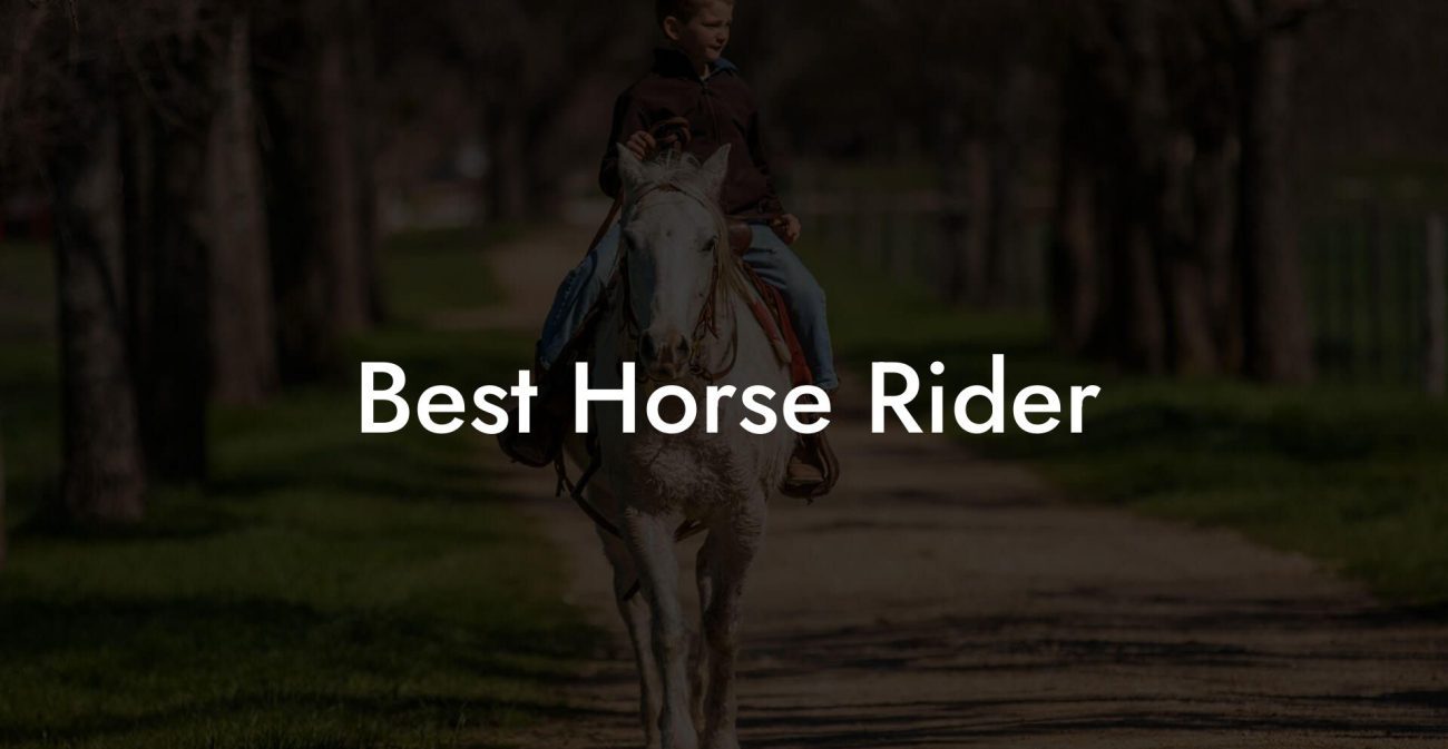 Best Horse Rider
