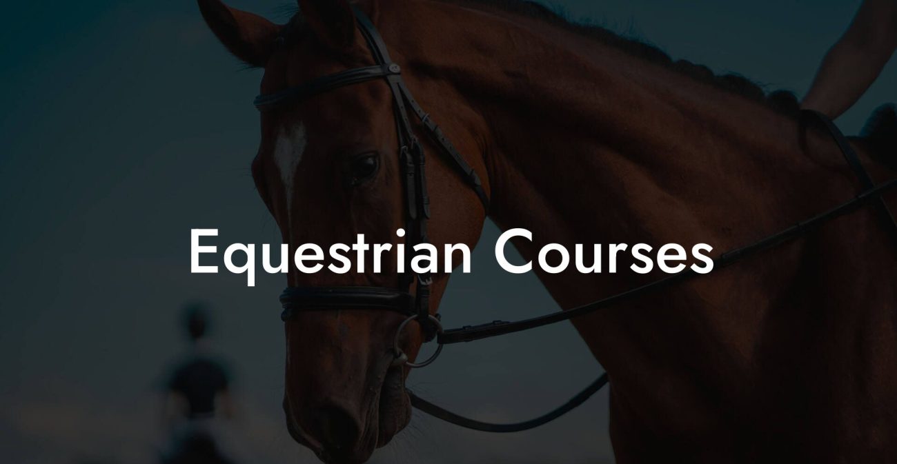 Equestrian Courses