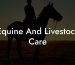 Equine And Livestock Care