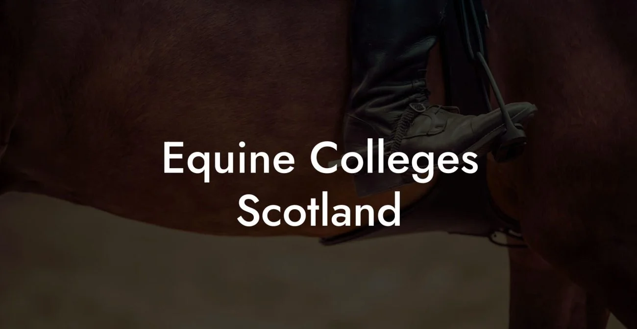 Equine Colleges Scotland
