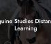 Equine Studies Distance Learning