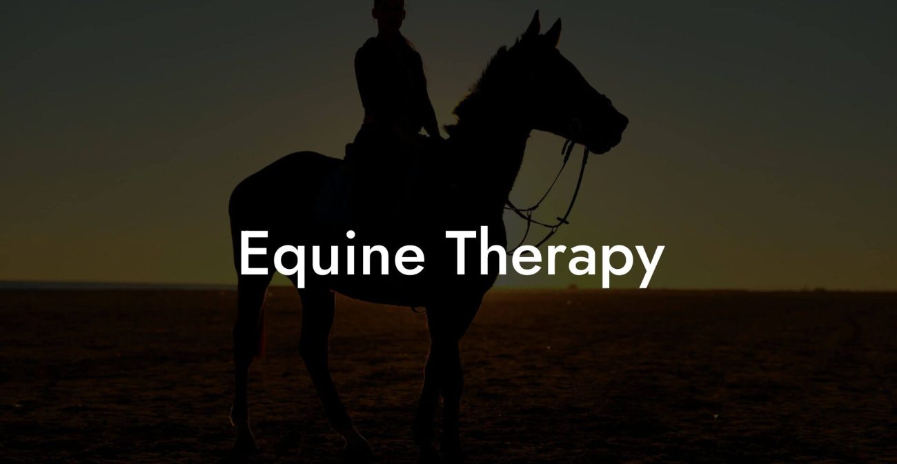 Equine Therapy