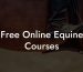 Free Online Equine Courses