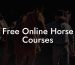Free Online Horse Courses