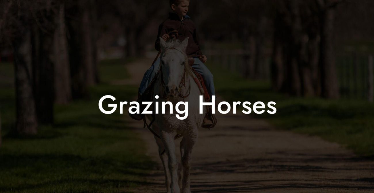 Grazing Horses