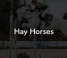 Hay Horses