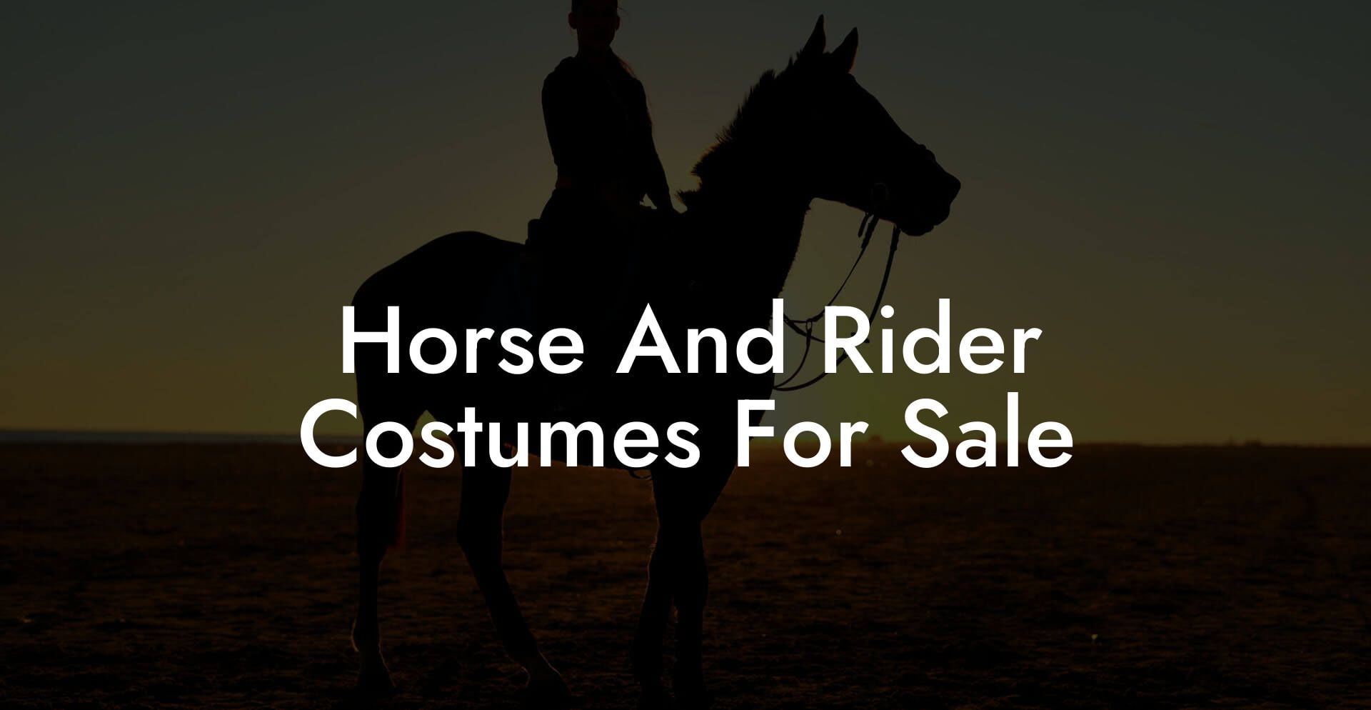 Horse And Rider Costumes For Sale