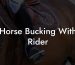 Horse Bucking With Rider
