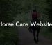Horse Care Websites