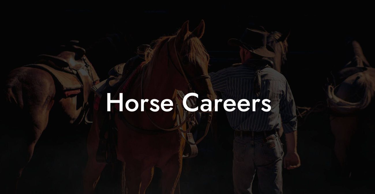 Horse Careers