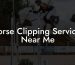 Horse Clipping Services Near Me
