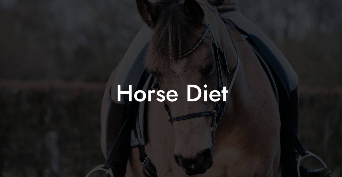 Horse Diet