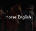 Horse English
