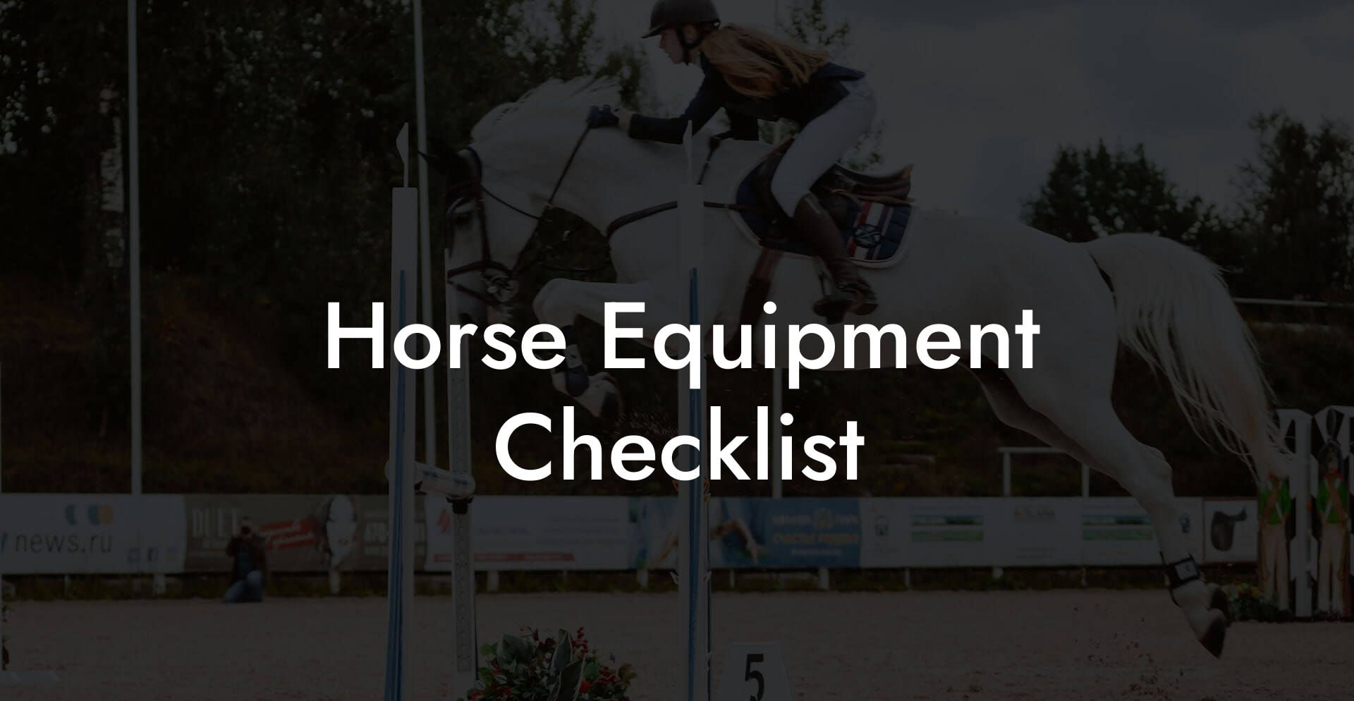 Horse Equipment Checklist