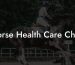 Horse Health Care Chart