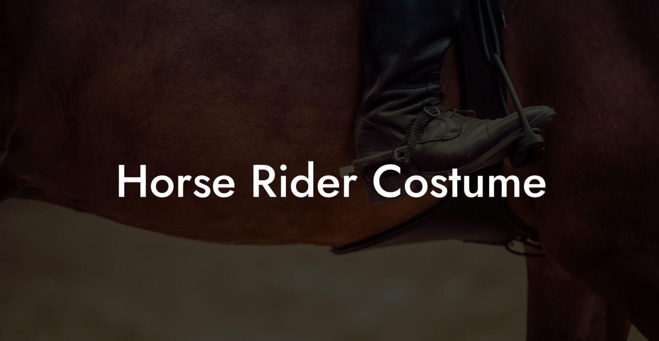 Horse Rider Costume