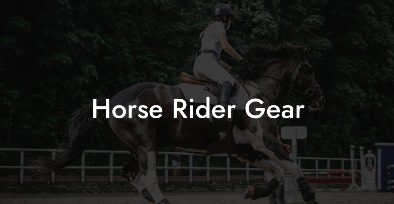 Horse Rider Gear