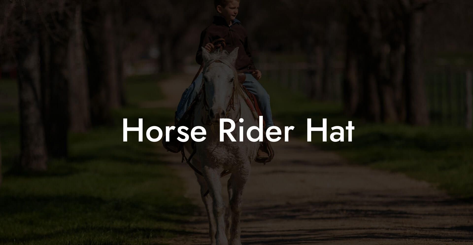 Horse Rider Hat