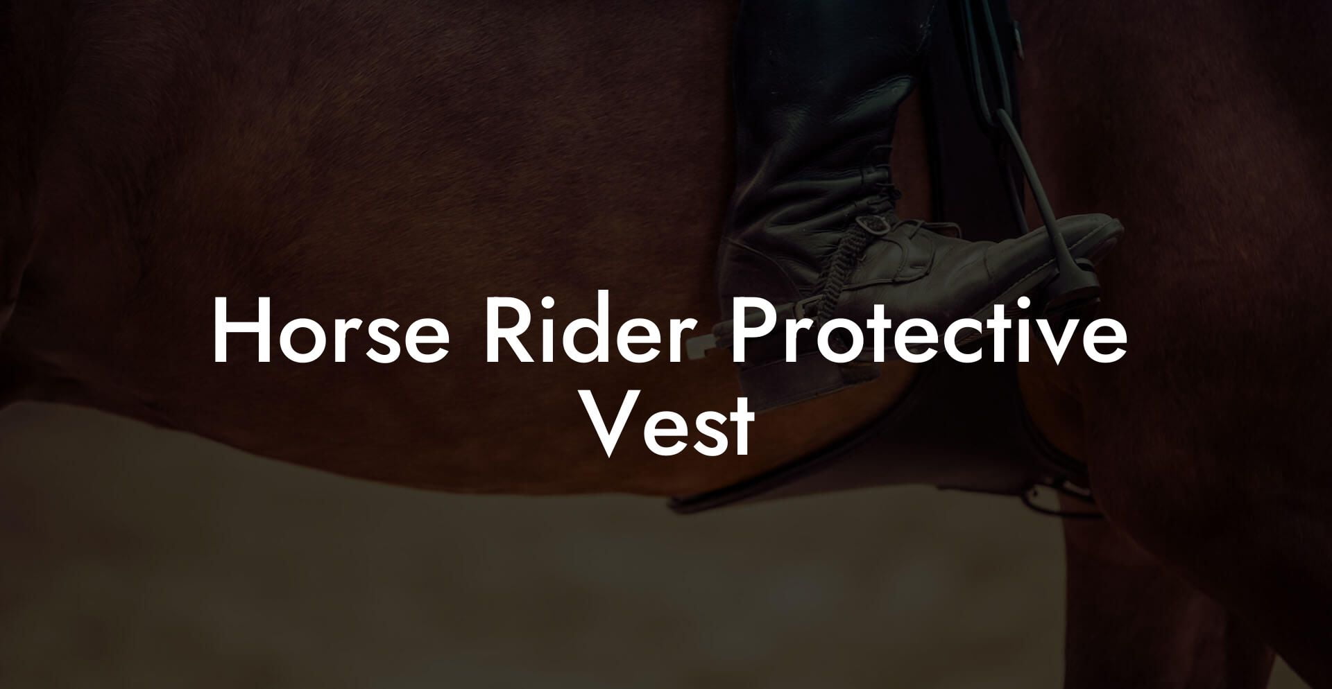 Horse Rider Protective Vest