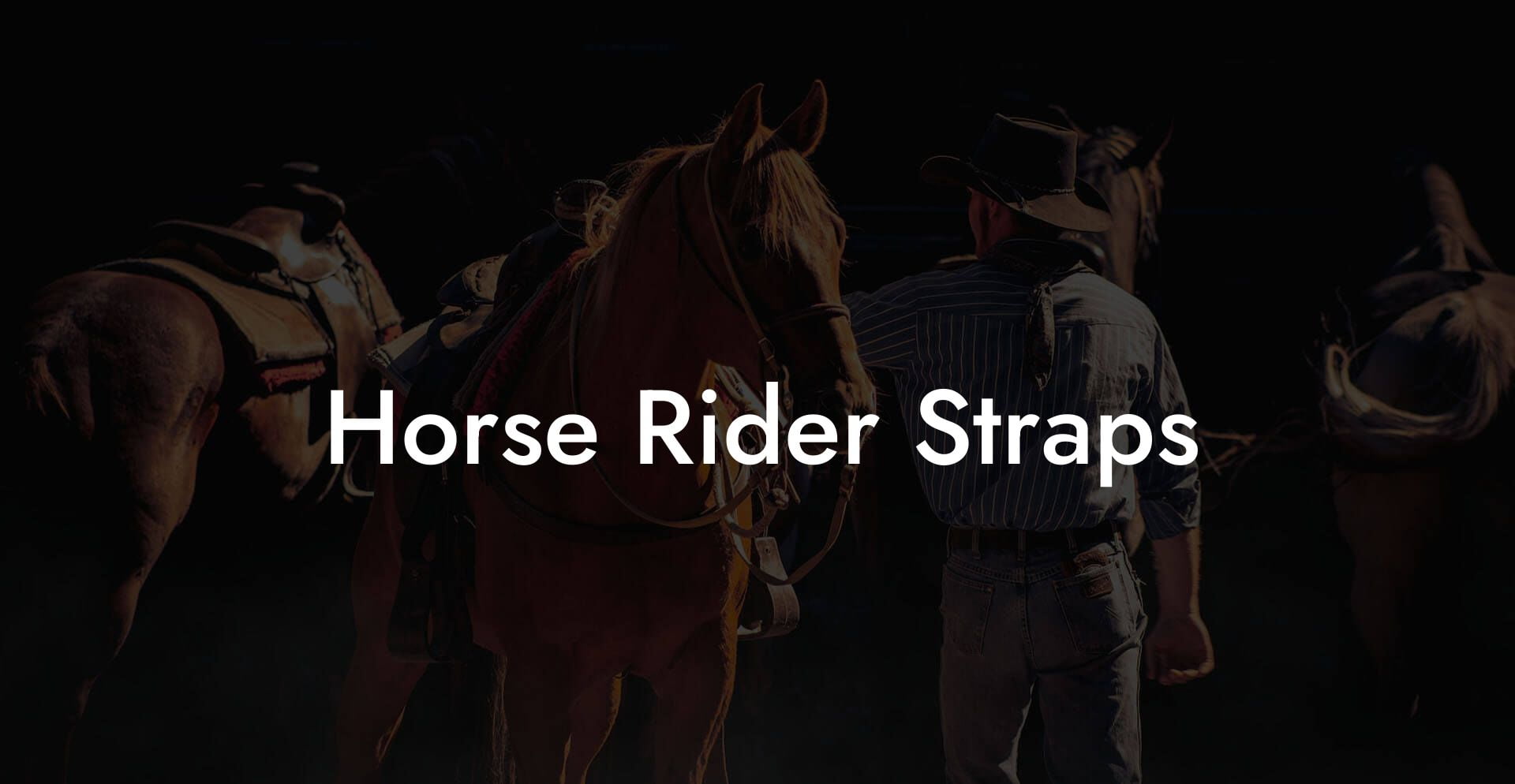 Horse Rider Straps