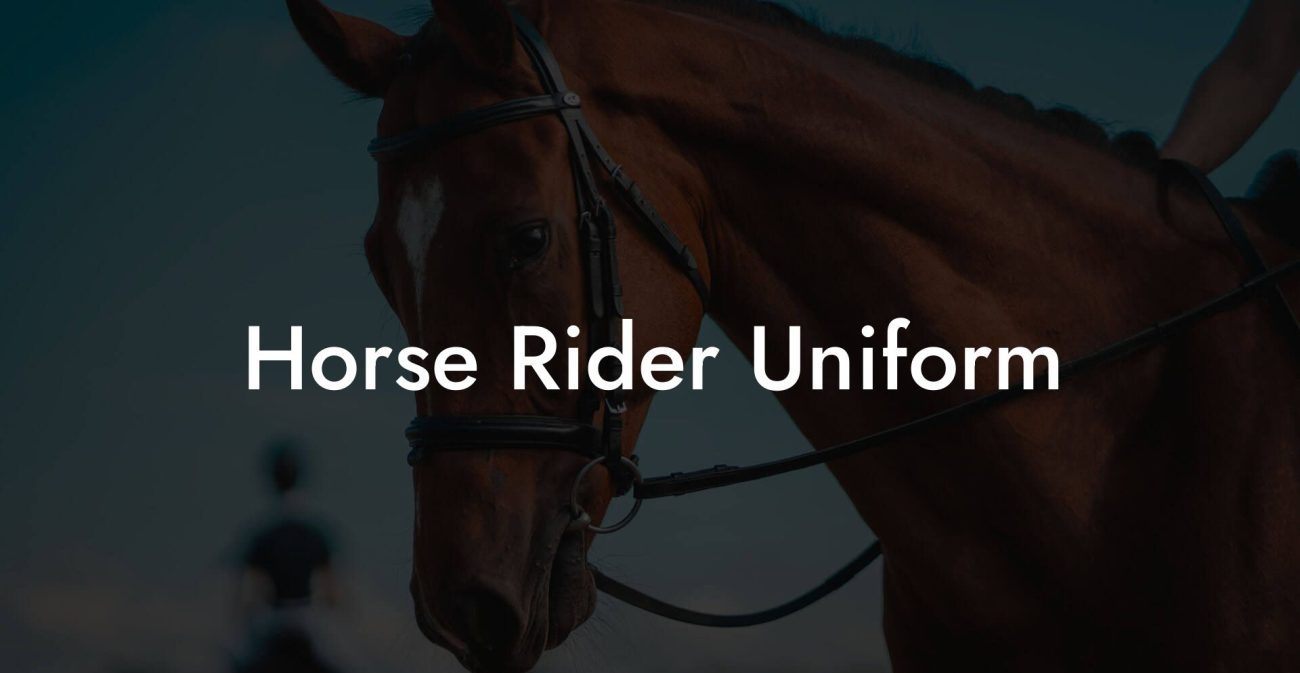 Horse Rider Uniform