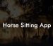 Horse Sitting App