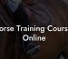 Horse Training Courses Online