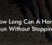 How Long Can A Horse Run Without Stopping