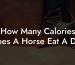 How Many Calories Does A Horse Eat A Day