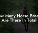 How Many Horse Breeds Are There In Total