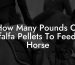 How Many Pounds Of Alfalfa Pellets To Feed A Horse