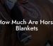How Much Are Horse Blankets