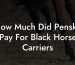 How Much Did Penske Pay For Black Horse Carriers