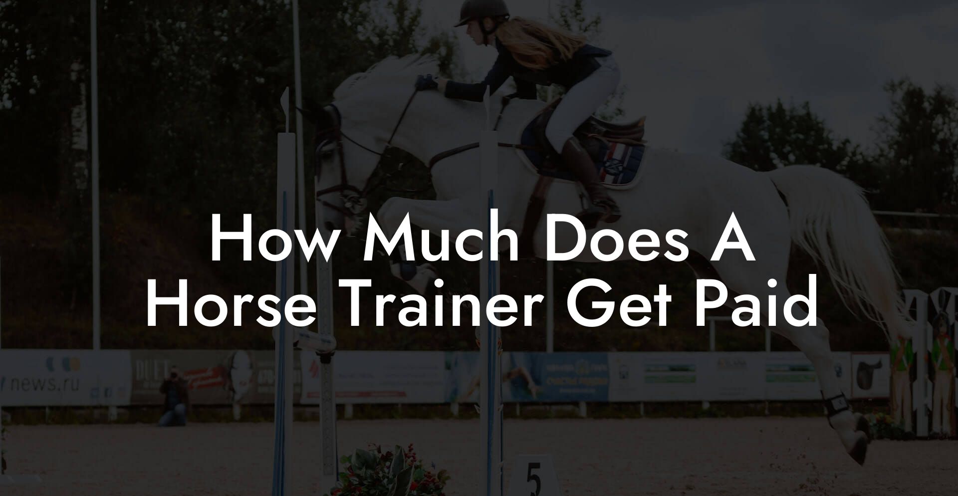 How Much Does A Horse Trainer Get Paid