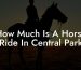 How Much Is A Horse Ride In Central Park