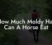 How Much Moldy Hay Can A Horse Eat