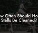 How Often Should Horse Stalls Be Cleaned?
