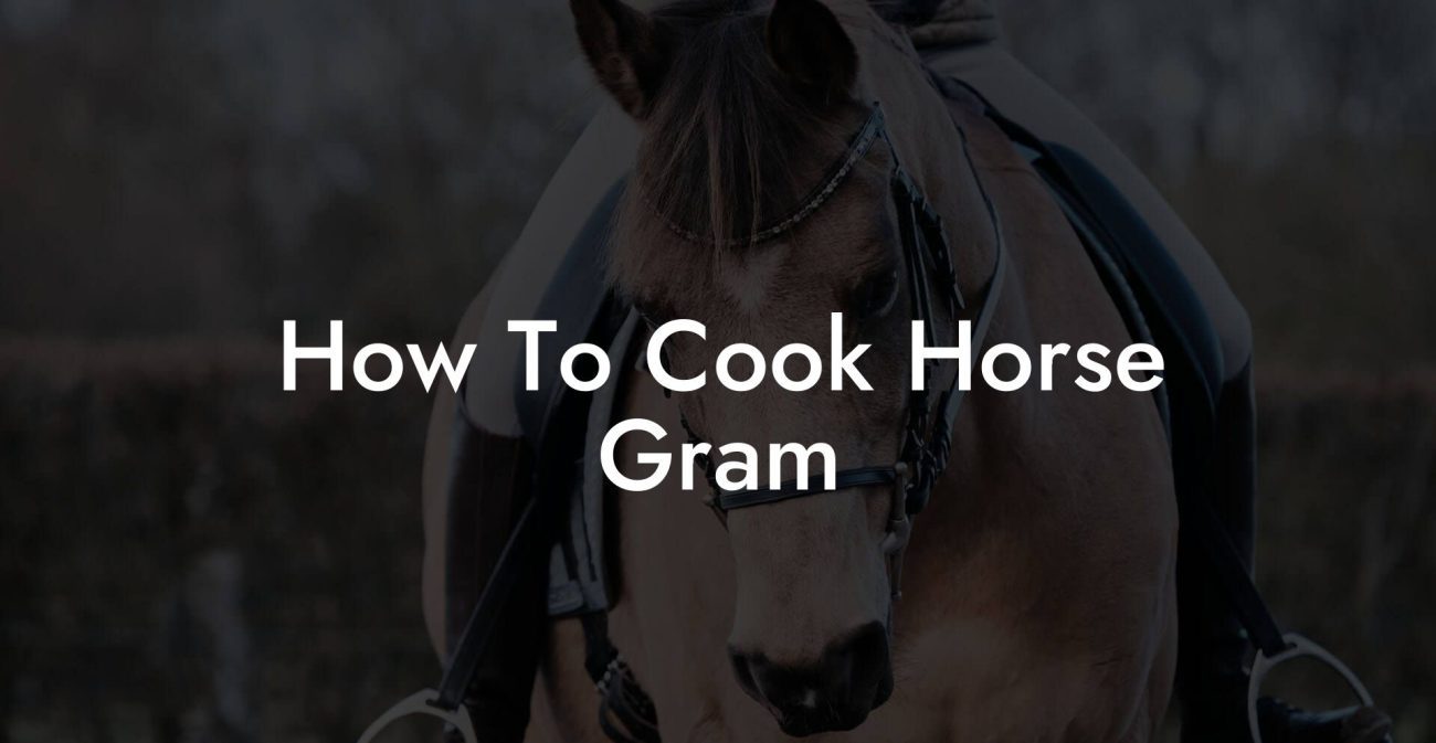 How To Cook Horse Gram