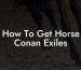 How To Get Horse Conan Exiles