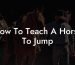 How To Teach A Horse To Jump
