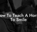 How To Teach A Horse To Smile