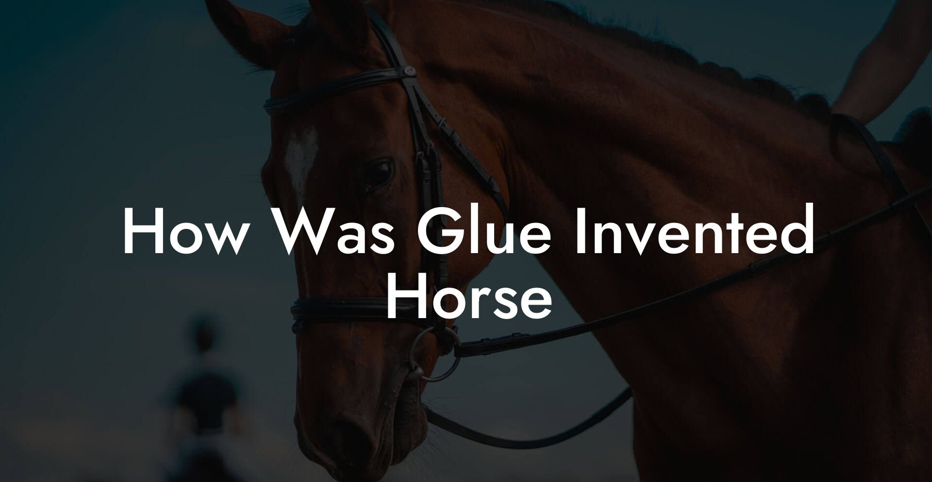 How Was Glue Invented Horse