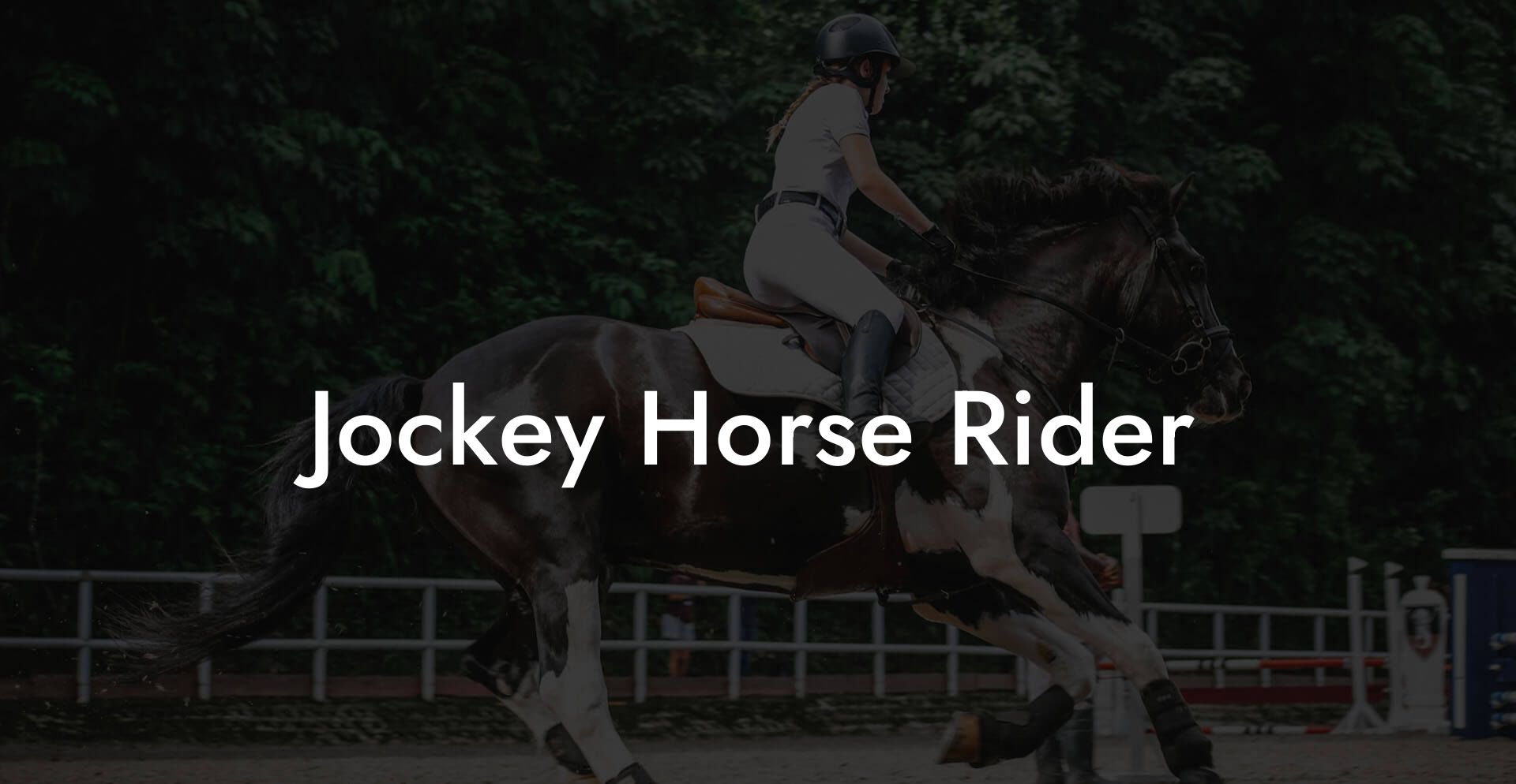 Jockey Horse Rider