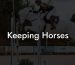 Keeping Horses