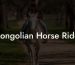 Mongolian Horse Rider