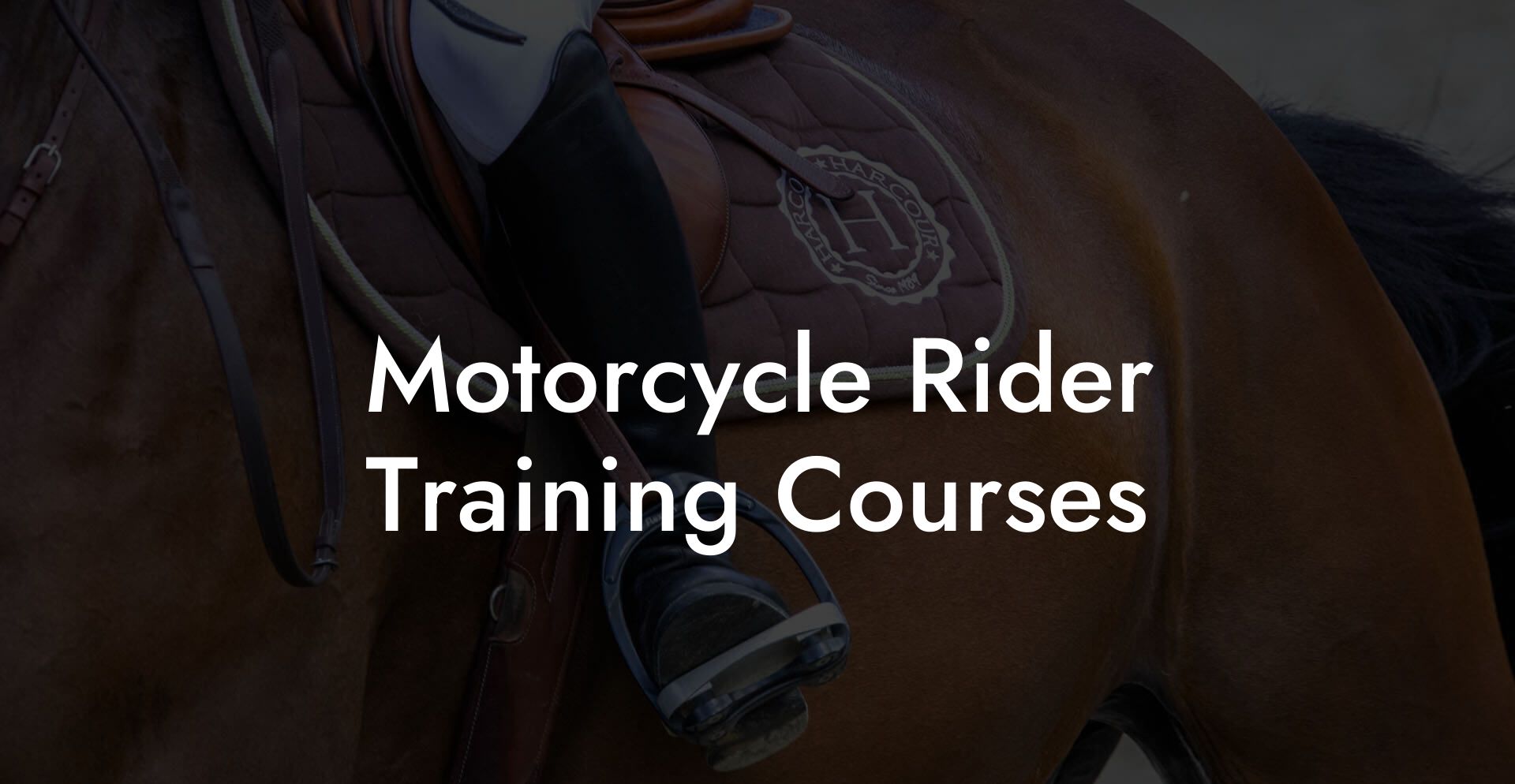 Motorcycle Rider Training Courses