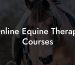 Online Equine Therapy Courses