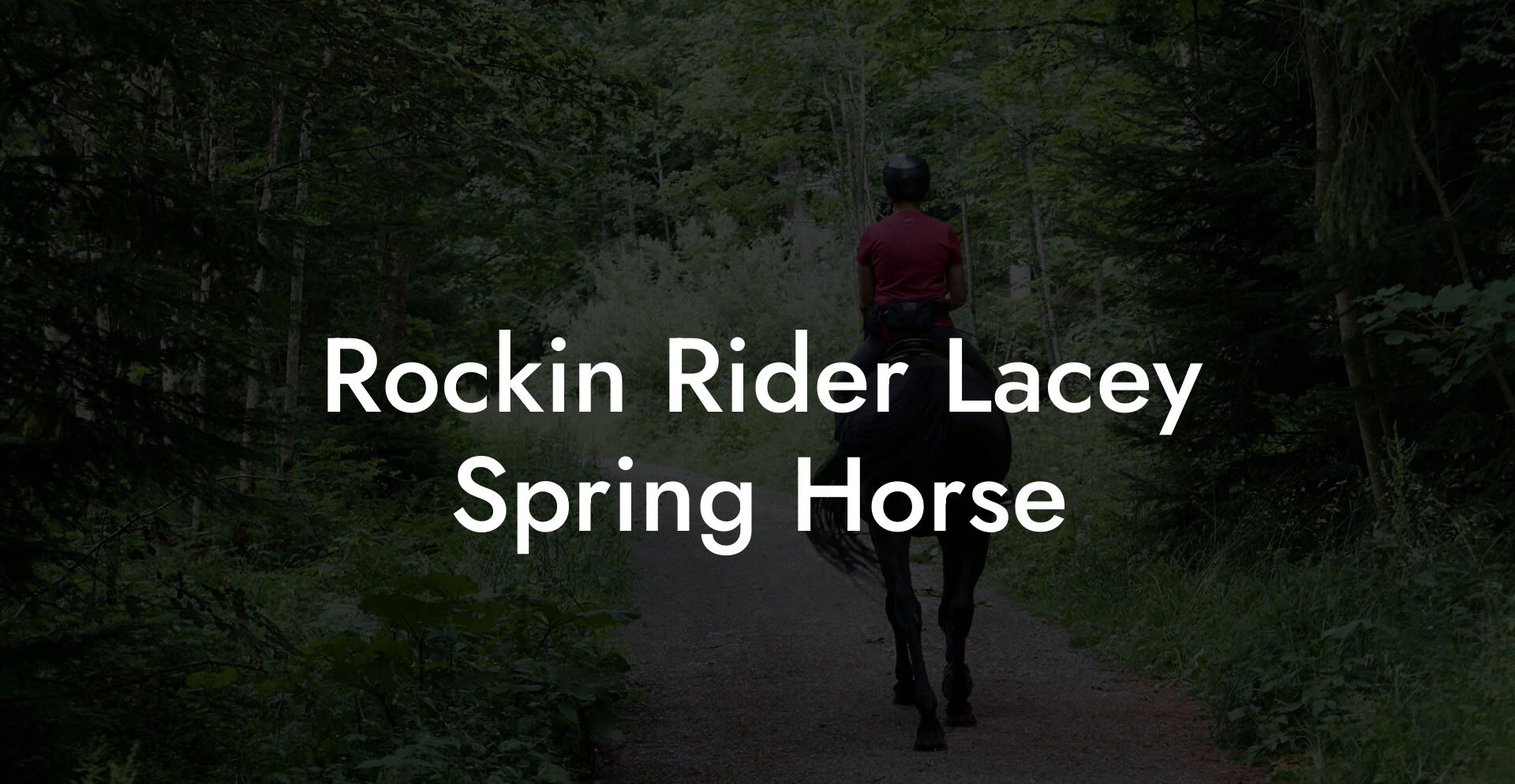 Rockin Rider Lacey Spring Horse